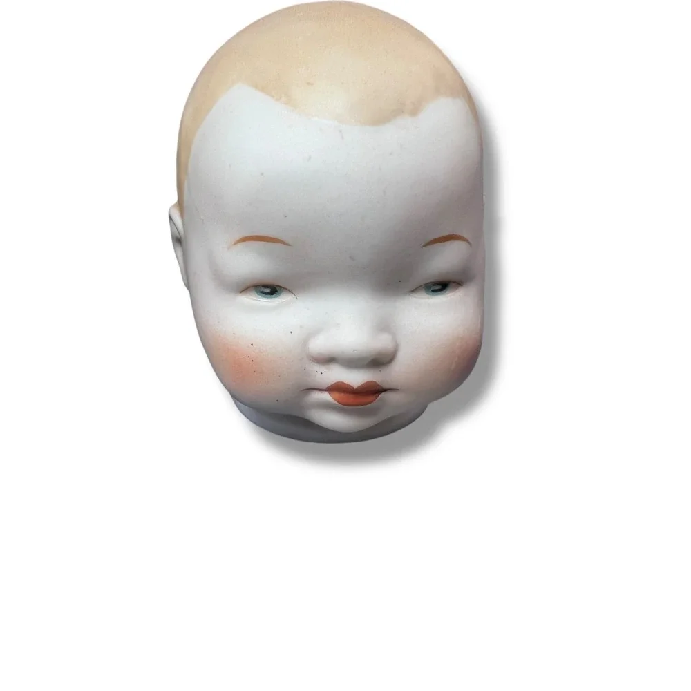 Vintage 1973 Huston Studios Bisque Porcelain Baby Doll Kit Japan Head Hands T102
